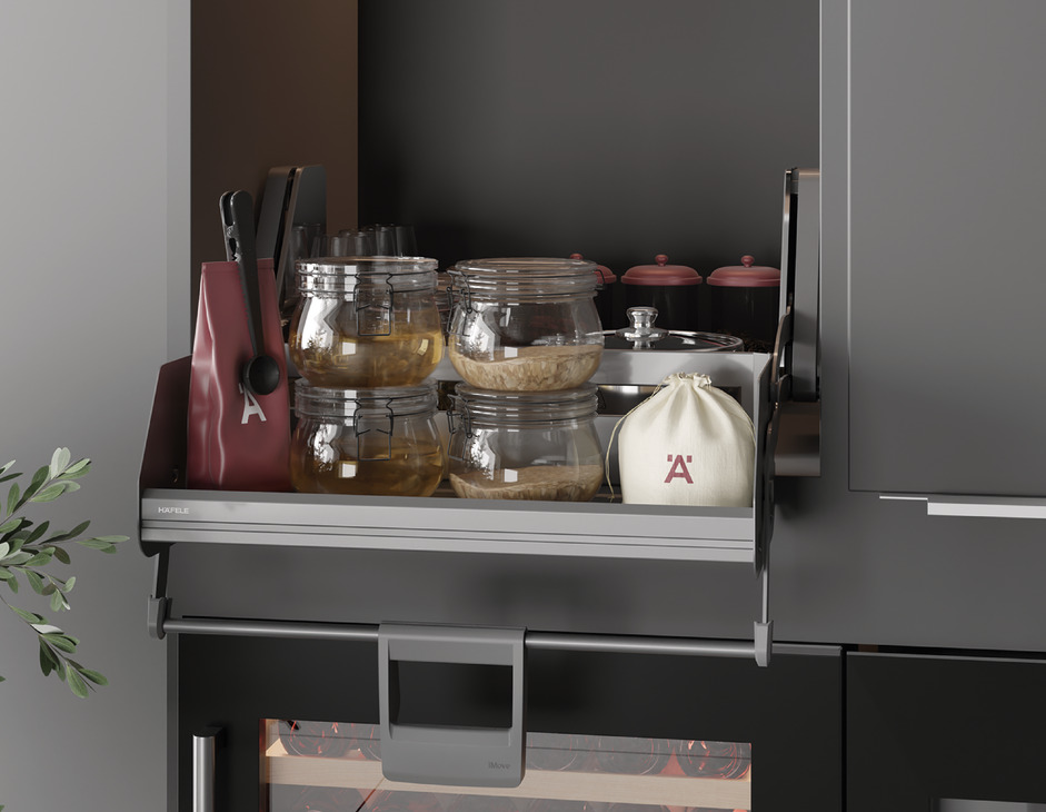 Kệ Nâng Hạ Imove 900mm Hafele 504.68.378