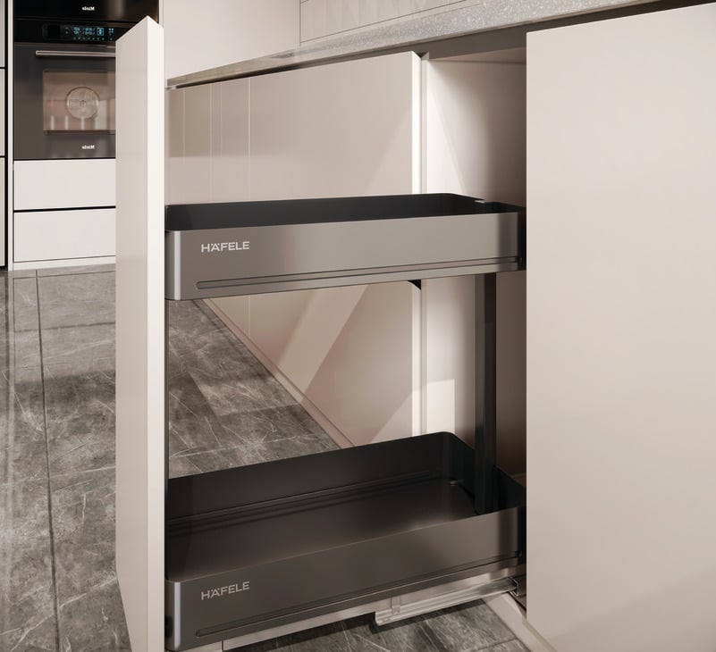 Kệ Đựng Gia Vị Maxi Agent 400mm Hafele 545.14.324