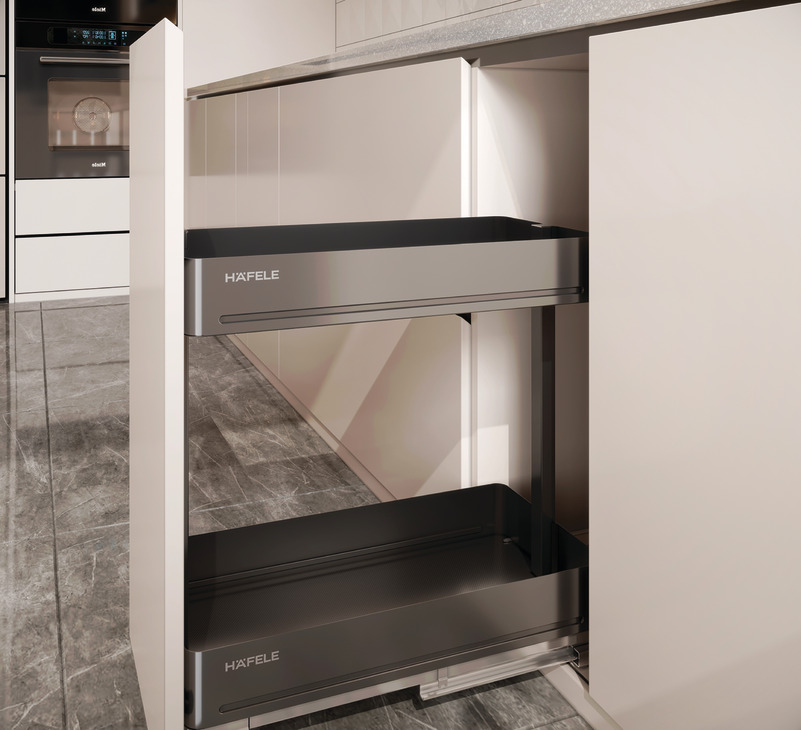 Kệ Đựng Gia Vị Maxi Agent 300mm Hafele 545.14.323
