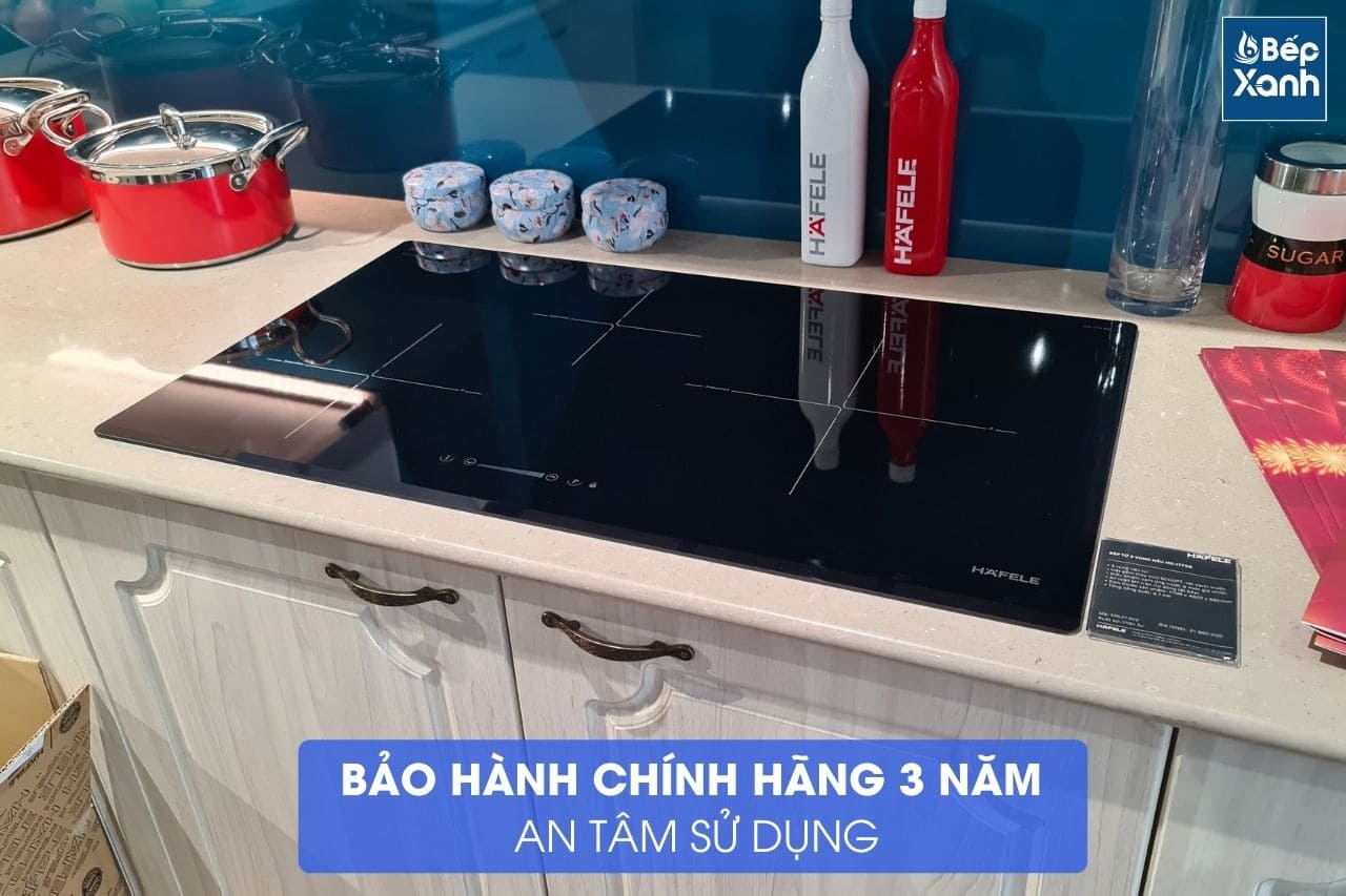 Bếp từ 3 vùng nấu Hafele HC-I773D 536.01.905/ Nhập Khẩu Tây Ban Nha/ Kính Schott Ceran Germany