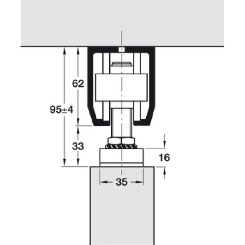 Bộ Các Thành Phần Hawa Junior 160/A Hafele 941.60.001