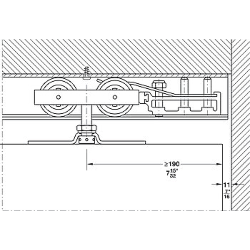 Bộ Các Thành Phần Hawa Junior 160/A Hafele 941.60.001