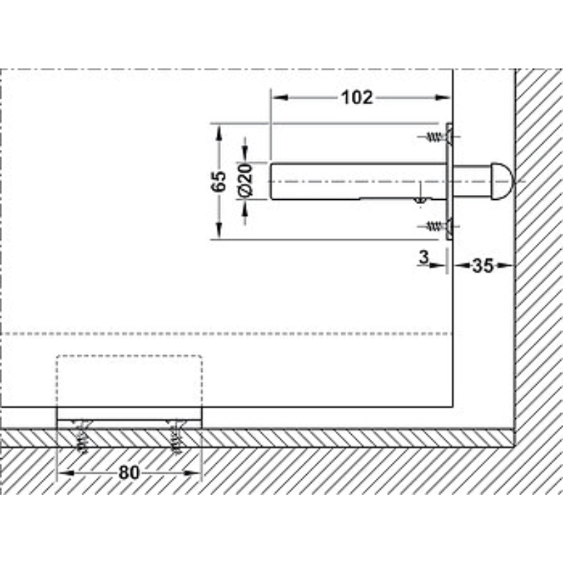 Bộ Các Thành Phần Hawa Super 500/B Hafele 942.41.000