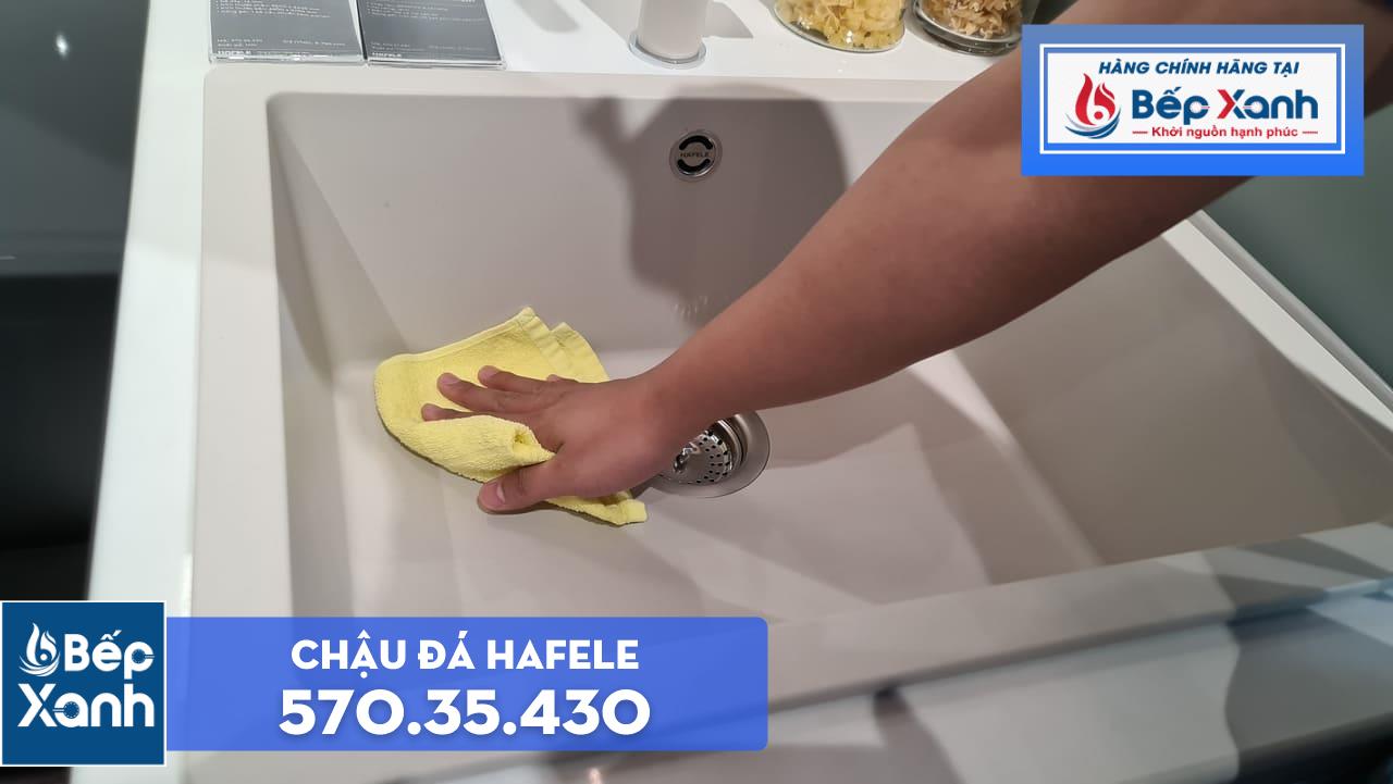 Chậu đá Hafele HS19-GEN1S60 / Màu kem, Mã số: 570.35.430