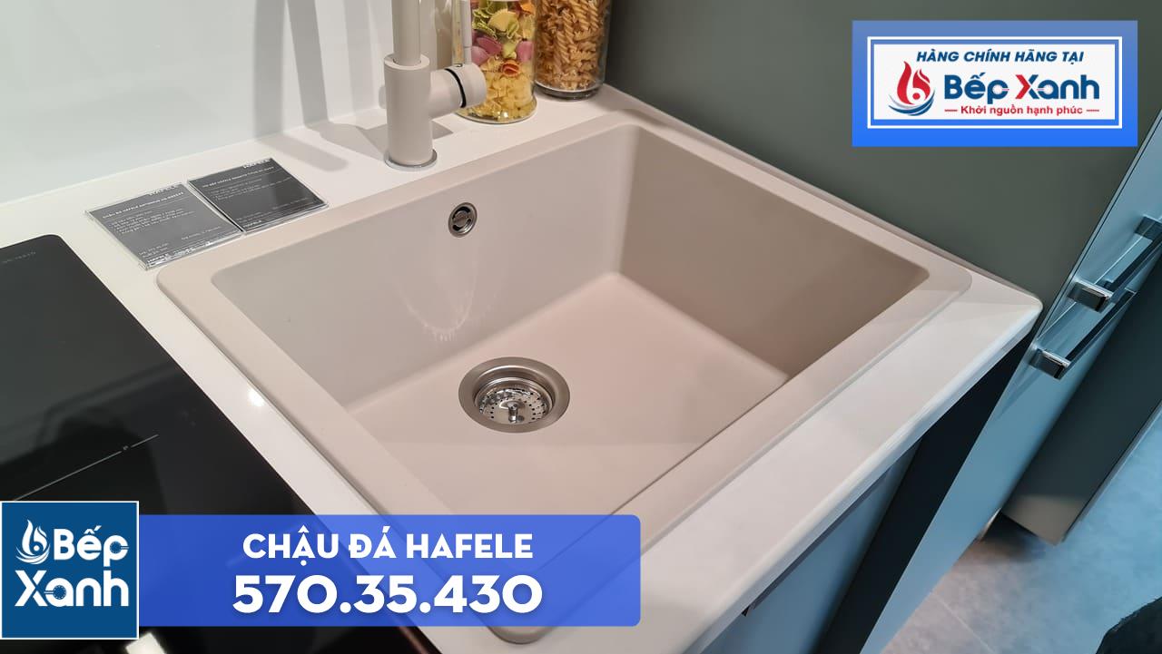 Chậu đá Hafele HS19-GEN1S60 / Màu kem, Mã số: 570.35.430