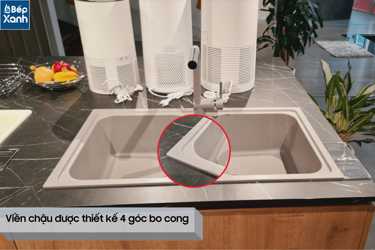Chậu đá Hafele HS19-GEN2R90 Màu xám, Mã số: 570.35.580