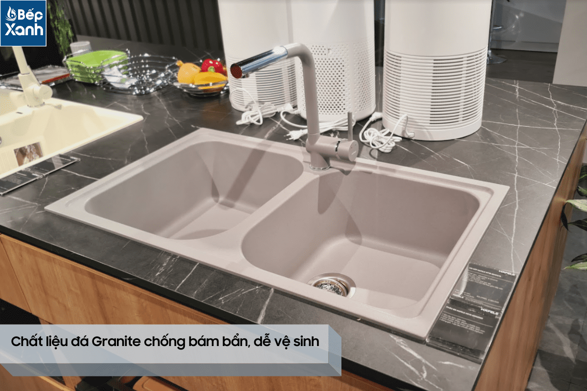 Chậu đá Hafele HS19-GEN2R90 Màu xám, Mã số: 570.35.580