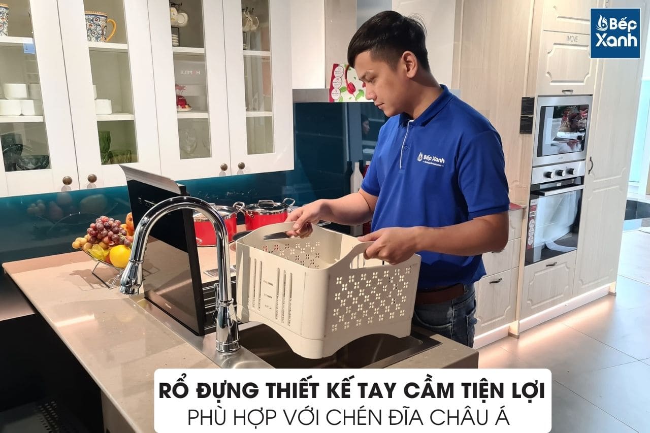 Máy Rửa Chén Tích Hợp Chậu Rửa Hafele HDW-SD90A 539.20.530