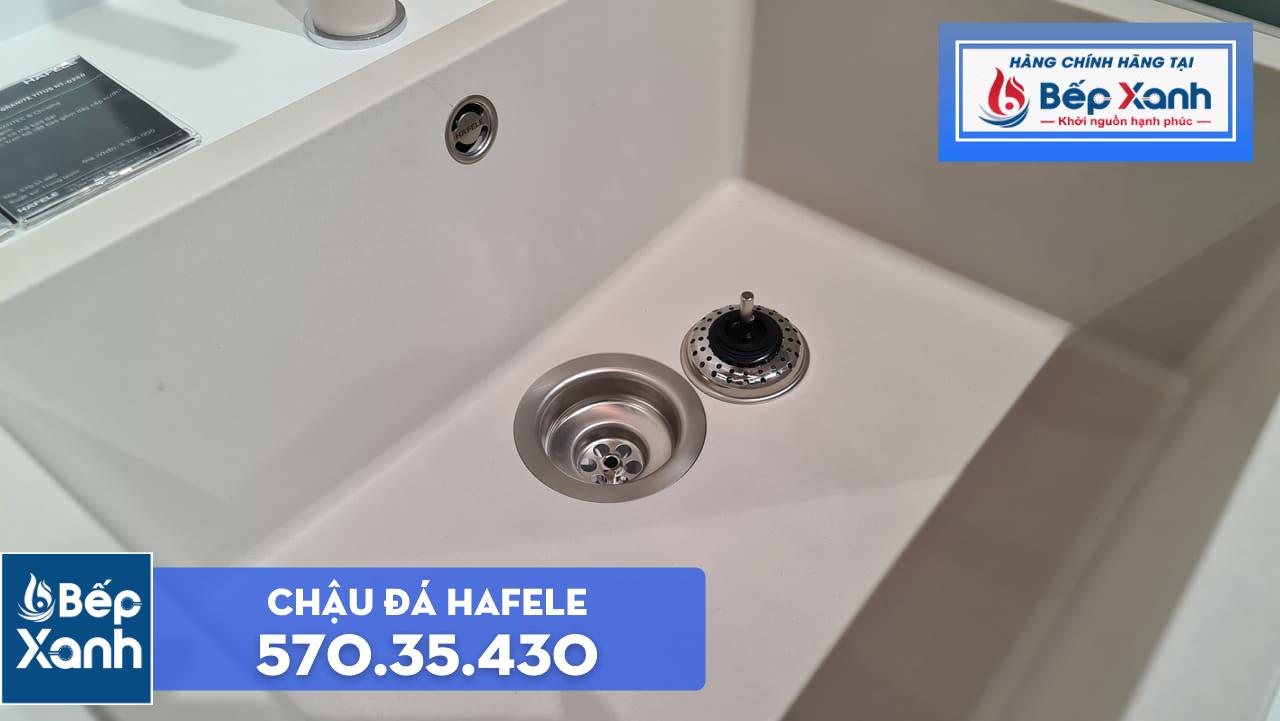 Chậu đá Hafele HS19-GEN1S60 / Màu kem, Mã số: 570.35.430