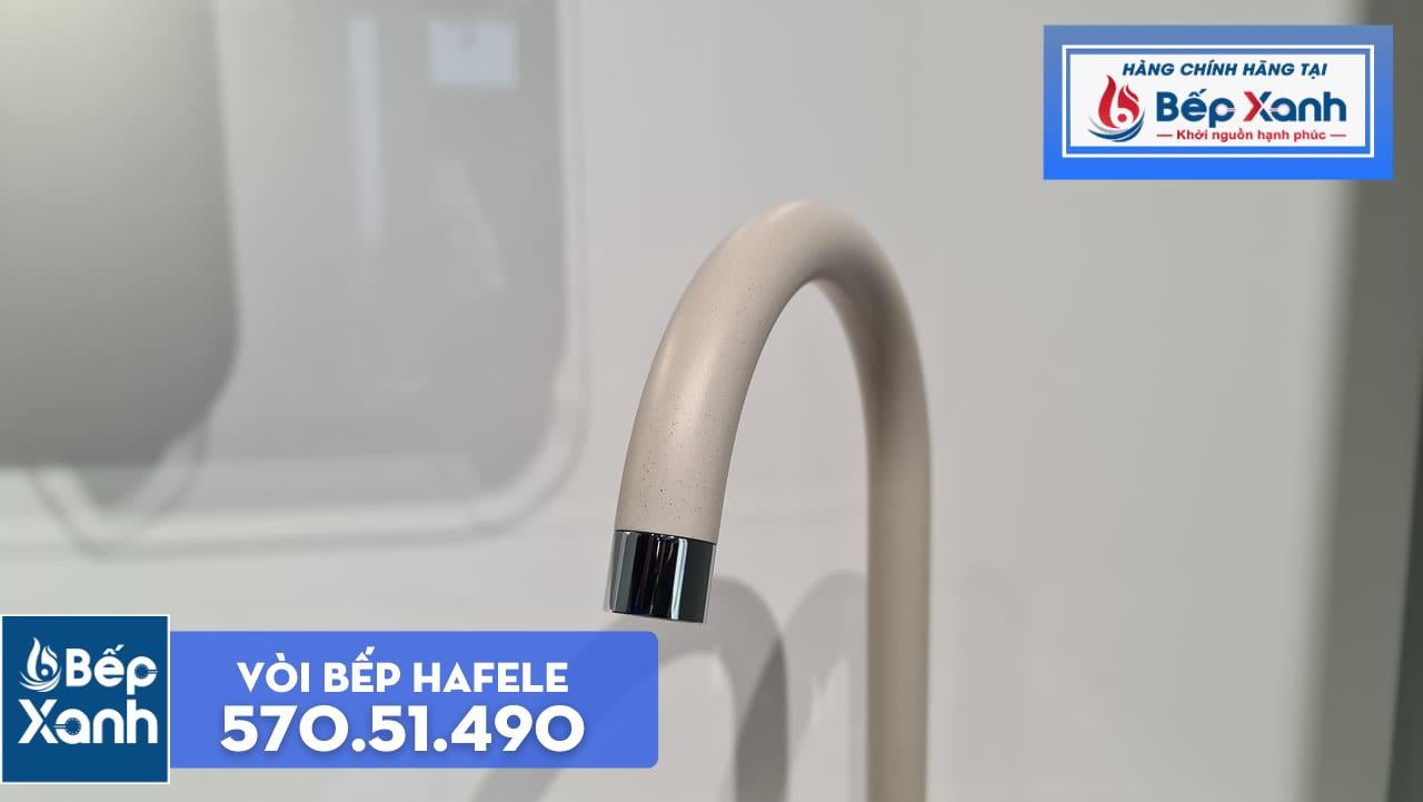 Vòi rửa chén Hafele HT19-GH1F270 570.51.490 - Vòi mạ màu đá tuyệt đẹp