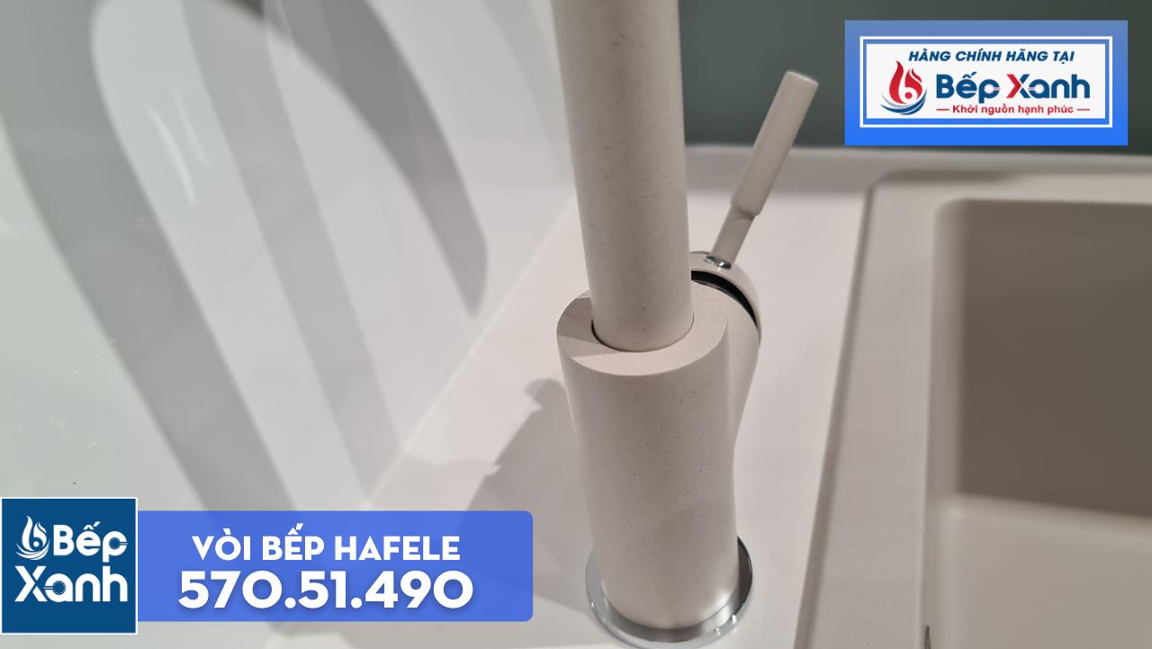 Vòi rửa chén Hafele HT19-GH1F270 570.51.490 - Vòi mạ màu đá tuyệt đẹp