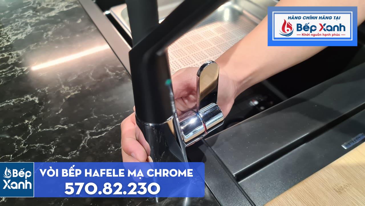 Vòi rửa chén Hafele HT20-CH1F187 / Đồng thau mạ Chrom, Mã số 570.82.230