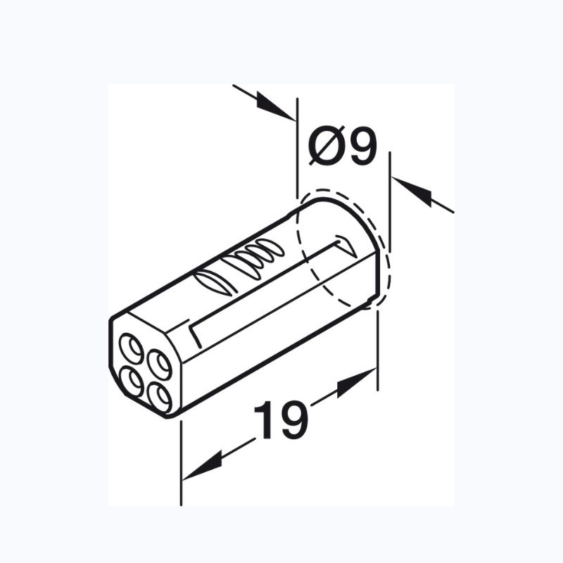 Dây dẫn có kẹp Hafele 833.95.702