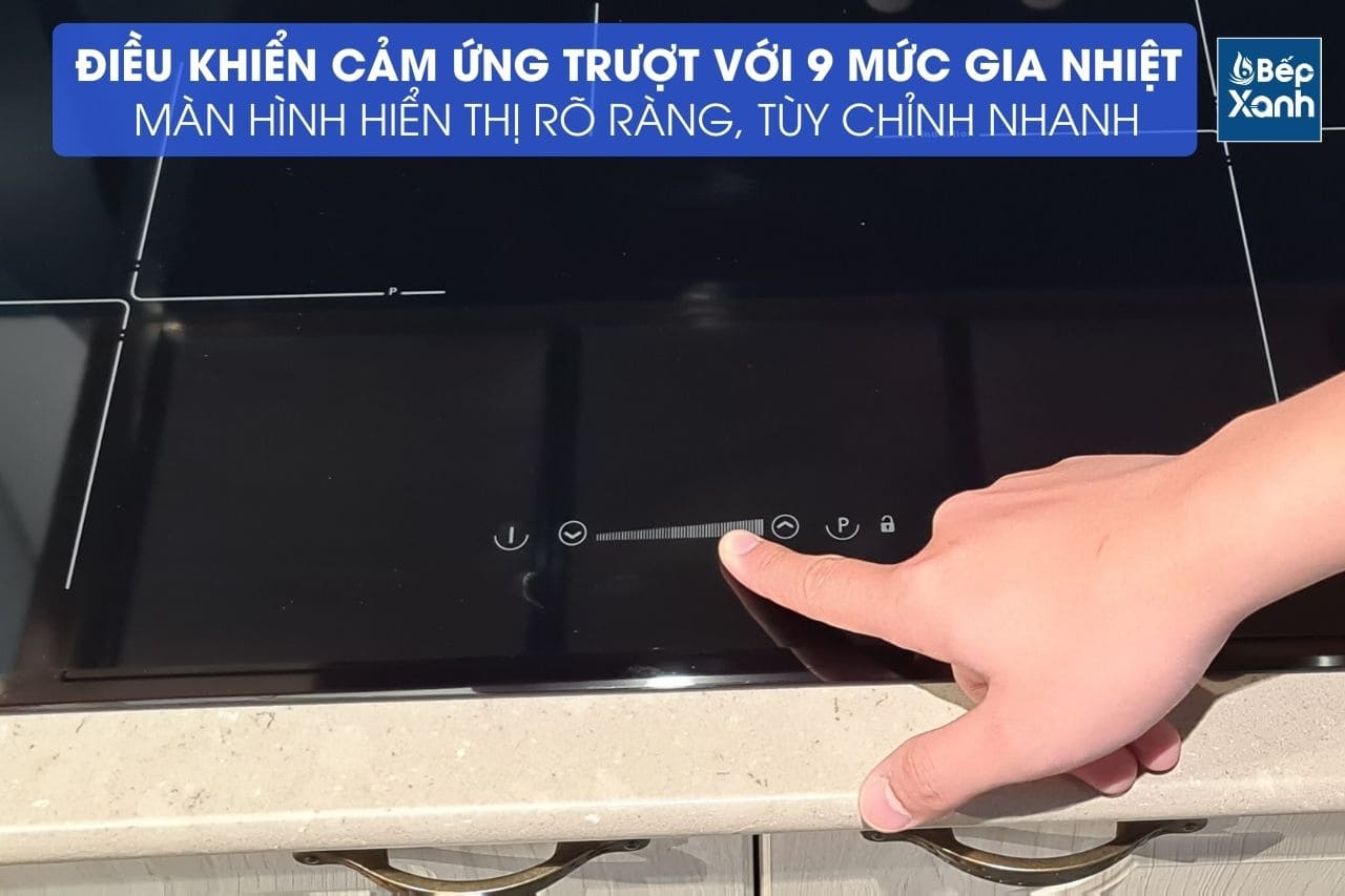 Bếp từ 3 vùng nấu Hafele HC-I773D 536.01.905/ Nhập Khẩu Tây Ban Nha/ Kính Schott Ceran Germany