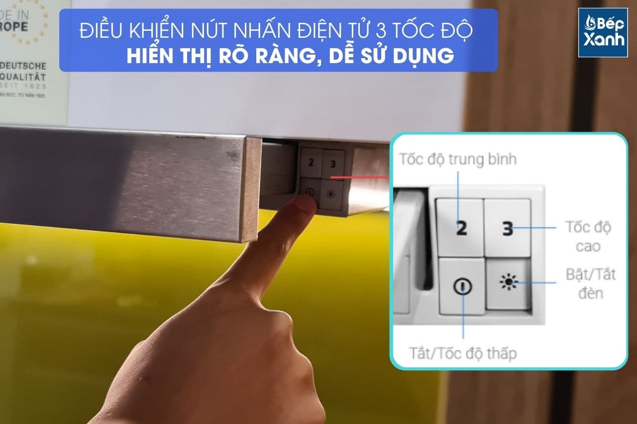 Máy Hút Mùi Âm Tủ 60cm Hafele HH-TI60D / Inox, mã số 539.81.083