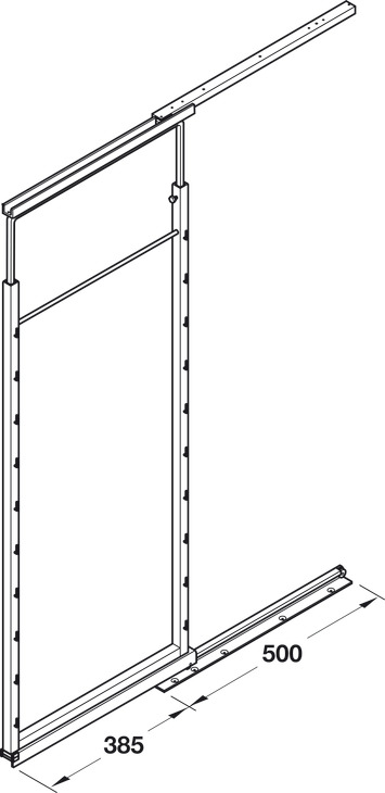 Basket set 320x470x75mm style (2PCS) Hafele 545.60.673