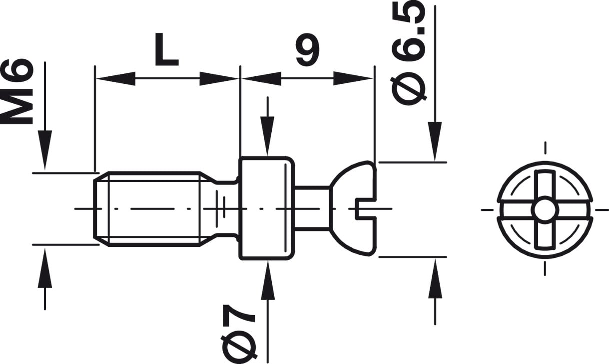 Thân O6LK =KL Hafele 263.21.826