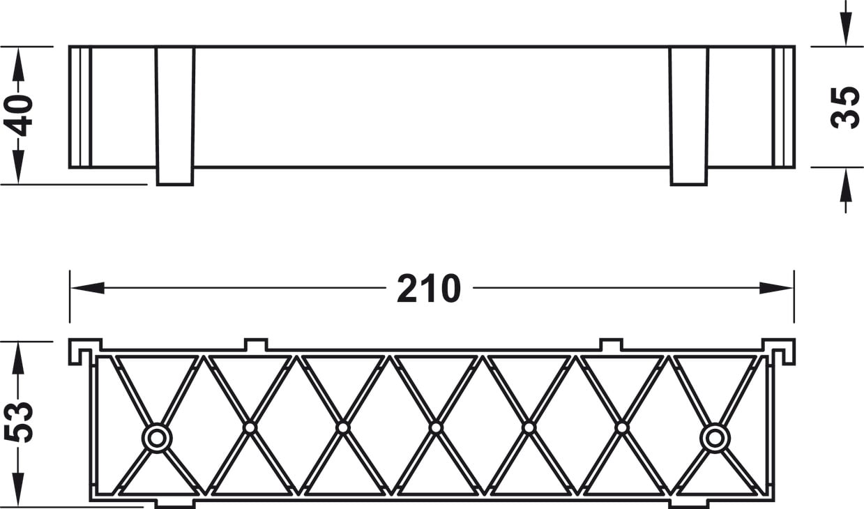 Tấm đệm cho bộ giảm chấn Hafele 405.11.401