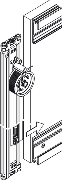 Bộ Phụ Kiện Cửa 30Kg Concepta Hafele 408.30.046