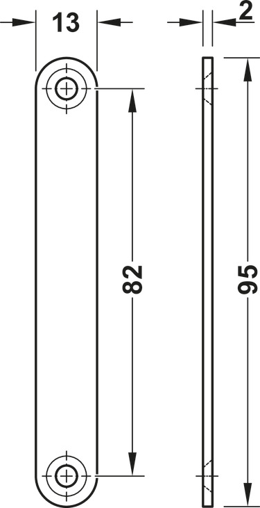NAM châm giữ cửa 12kg Hafele 246.75.630