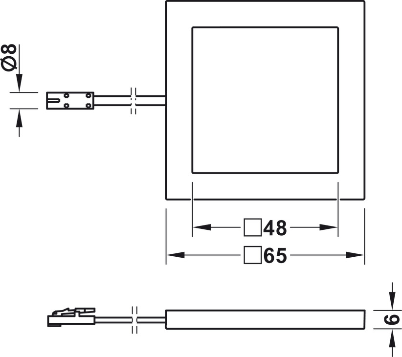 Đèn Led Chiếu 3036 Hệ 24V Hafele 833.77.181