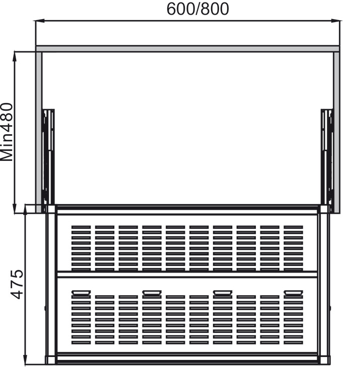 Kệ Để Giày Bằng Kim Loại 600mm Hafele 807.95.861