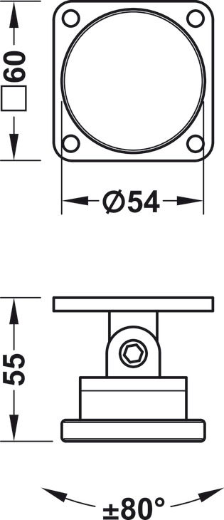 NAM châm giữ cửa 50kg Hafele 912.05.262