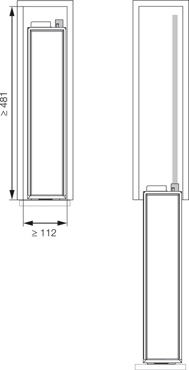 Rổ Kéo 150mm No.15 Hafele 545.61.063