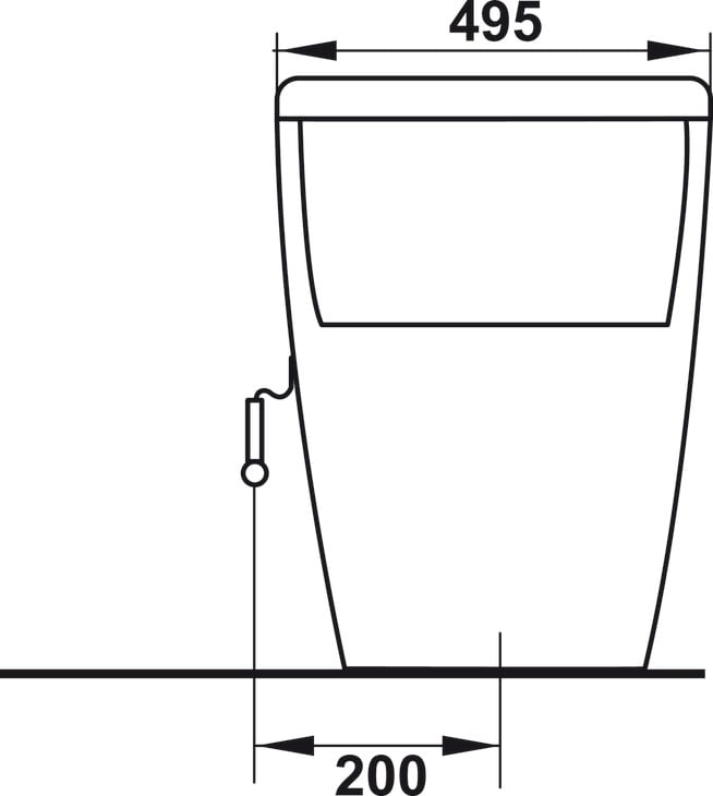 Bồn Cầu 1 Khối Iconic Hafele 588.79.401