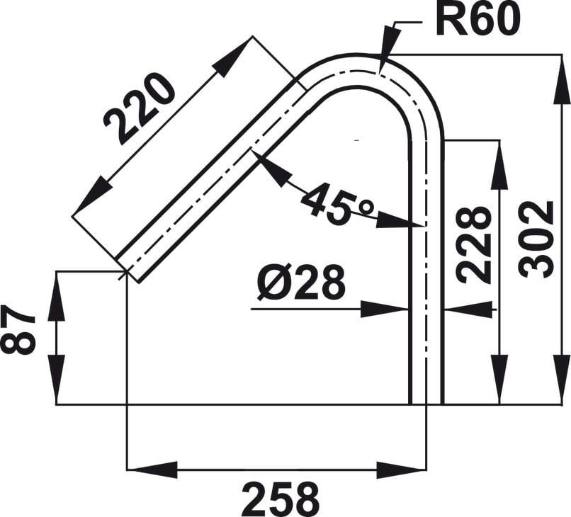 Bộ Trộn Tắm Đặt Sàn Roots Hafele 495.61.177
