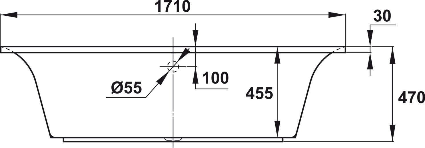 Bồn Tắm Âm Hafele 588.55.603