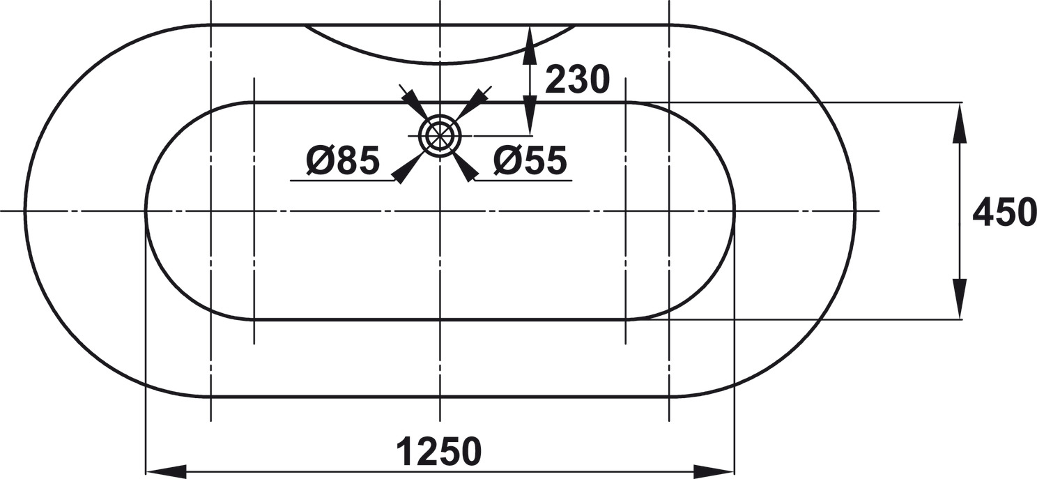 Bồn Tắm Âm Hafele 588.55.603