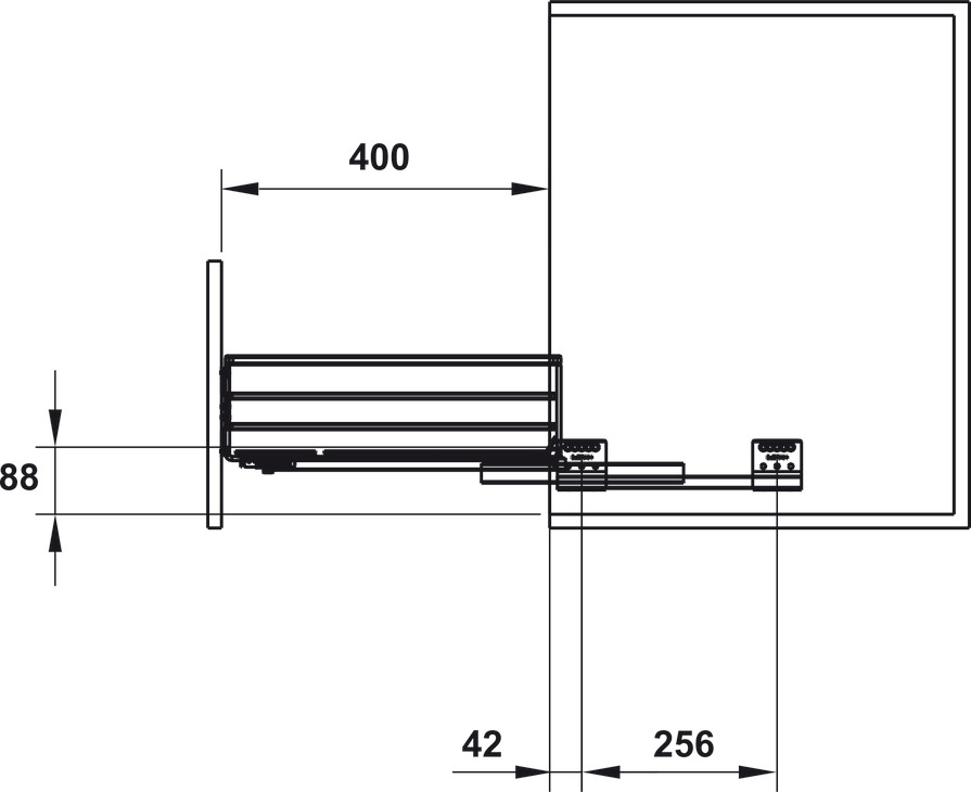 Bộ Rổ Xoong Nồi Cappella 900mm Hafele 549.08.034