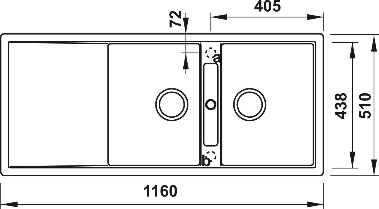 Bộ Xả Chậu 2 Hộc Hafele 570.35.923