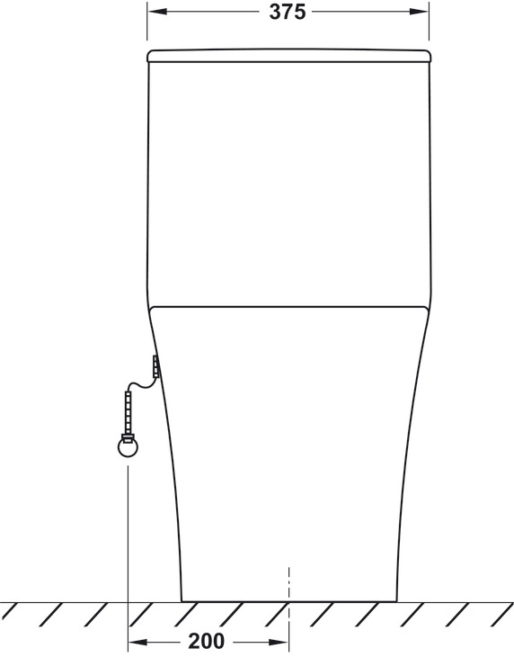 Bồn Cầu 1 Khối Sapporo Hafele 588.79.407