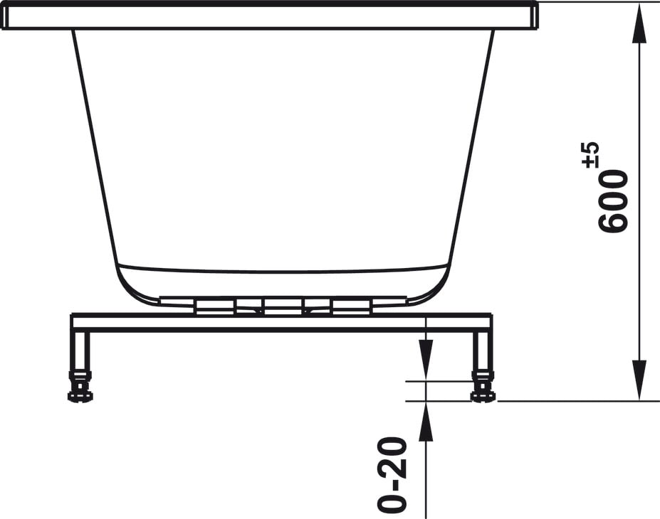 Bồn Tắm Âm Hình Bầu Dục Nagoya 1500 Hafele 588.79.601