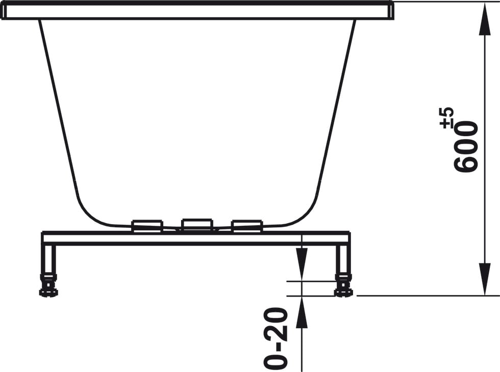 Bồn Tắm Âm Hình Vuông Nagoya 1500 Hafele 588.79.603