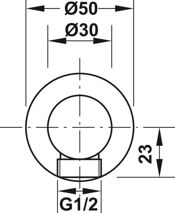 Bộ Tiếp Nước Dạng Tròn Hafele 485.60.008