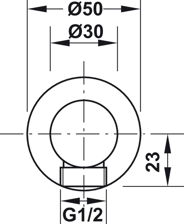 Bộ Tiếp Nước Dạng Tròn Hafele 485.60.060