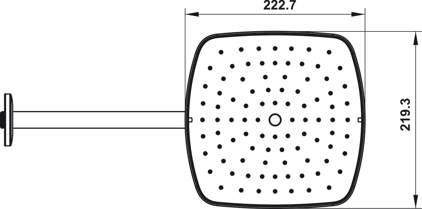 Sen Đầu Gắn Tường Airsense 219S Hafele 485.60.700