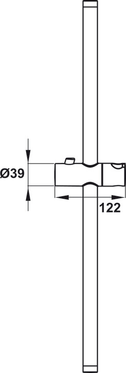 Thanh Trượt 650R Cho Sen Tay Hafele 485.60.704