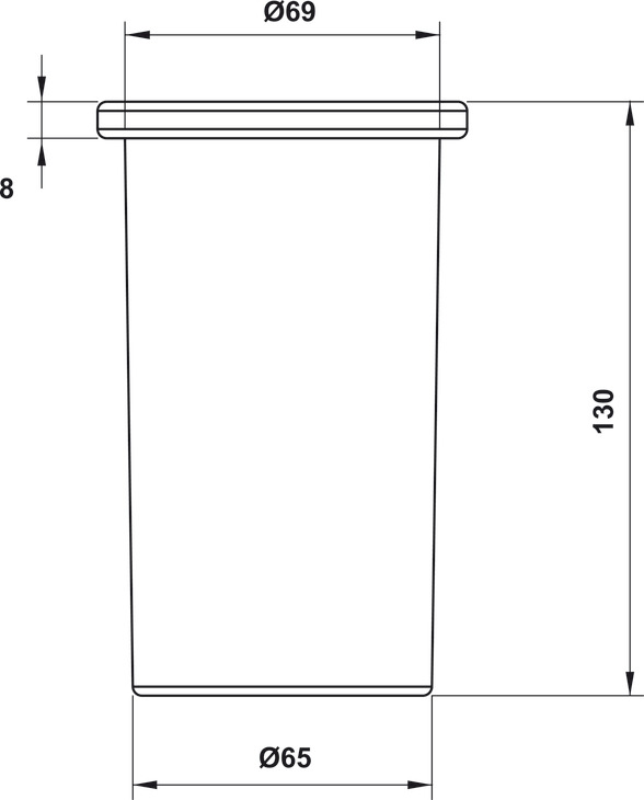 Ly Đựng Dụng Cụ Hafele 495.80.241