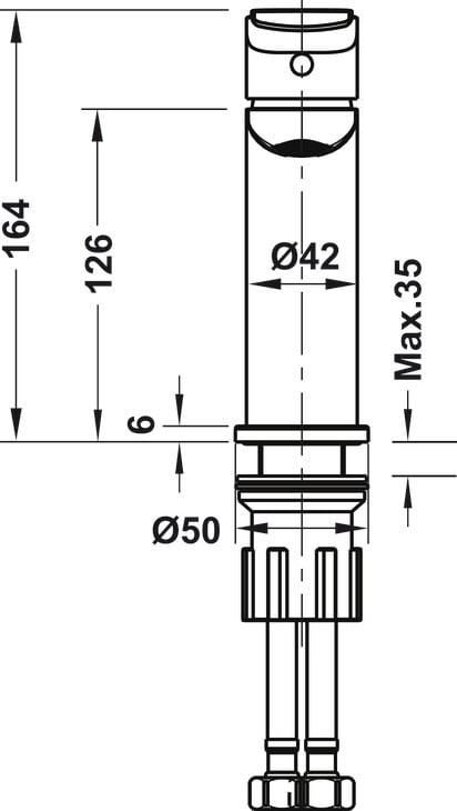 Vòi Trộn Uni 100 Hafele 495.61.129