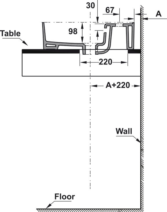 Chậu Lavabo Sứ Đặt Bàn Sapporo 500 Hafele 588.79.032