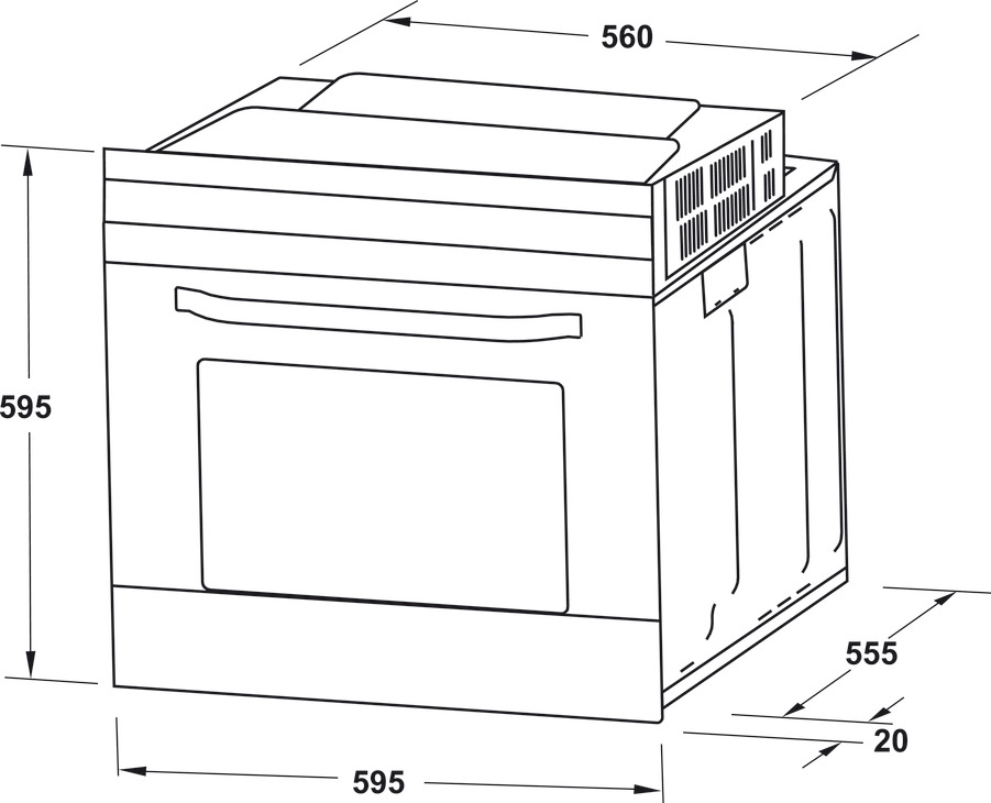 Lò Nướng Âm Tủ HO-4K70A Hafele 538.61.451