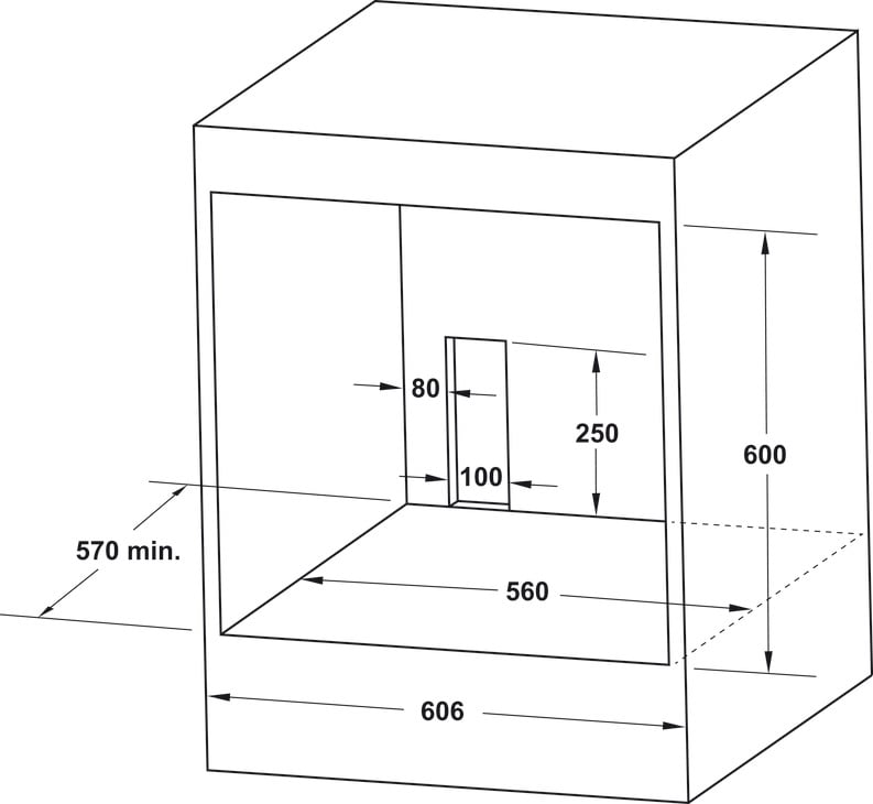 Lò Nướng Âm Tủ HO-6T70A Hafele 538.01.441