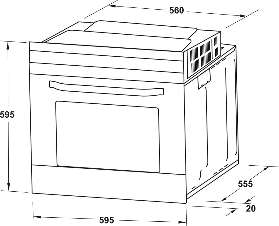 Lò Nướng Âm Tủ HO-6T70A Hafele 538.01.441