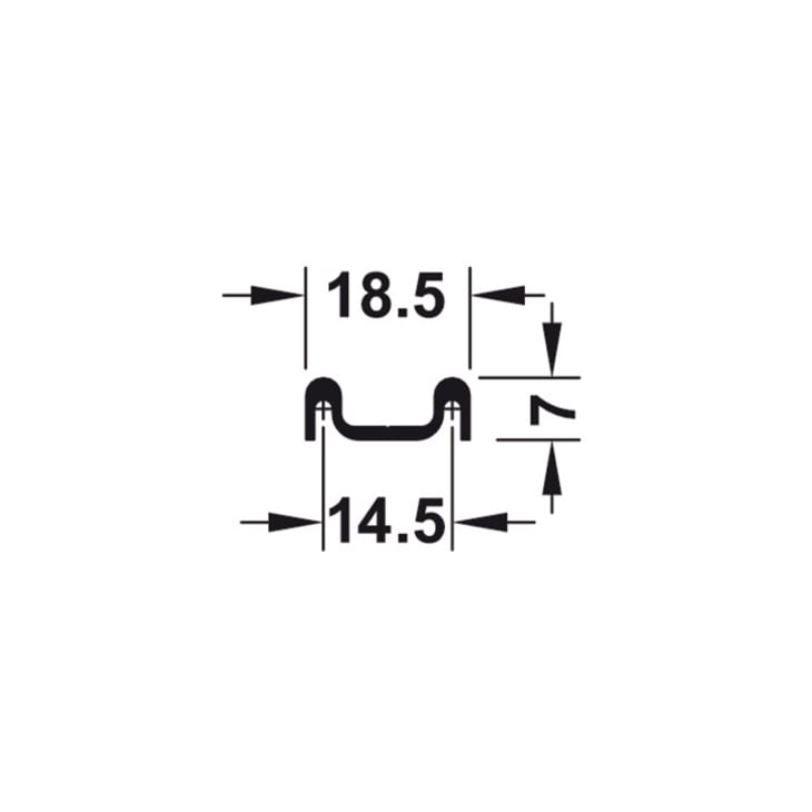Ray trượt dưới 2500 MM Hafele 415.11.622