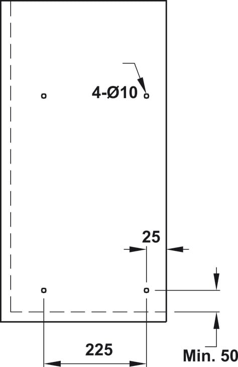 Khay Úp Chén Đĩa Presto 600mm Hafele 544.40.023