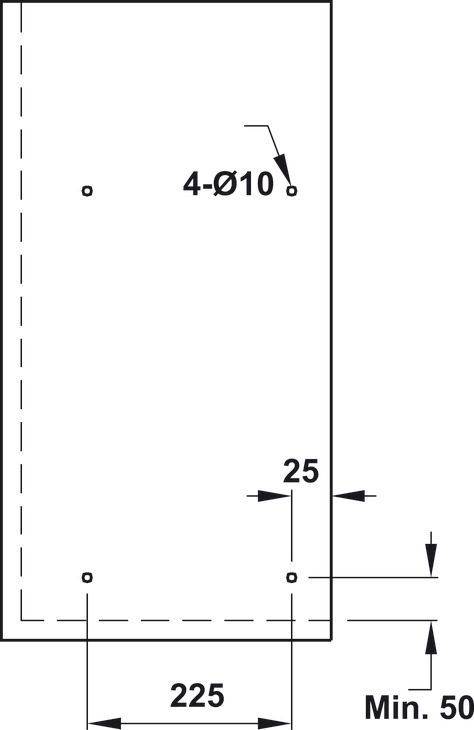 Khay Úp Chén Đĩa Presto 900mm Hafele 544.40.034